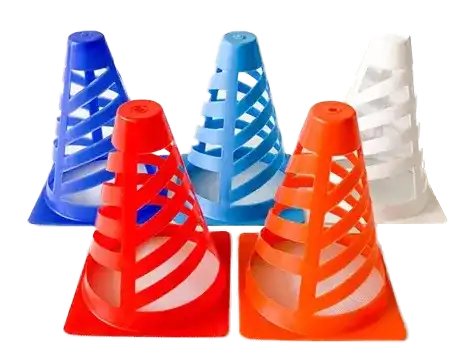 مانع مخروطی حفره دار ورزشی (5 عددی)